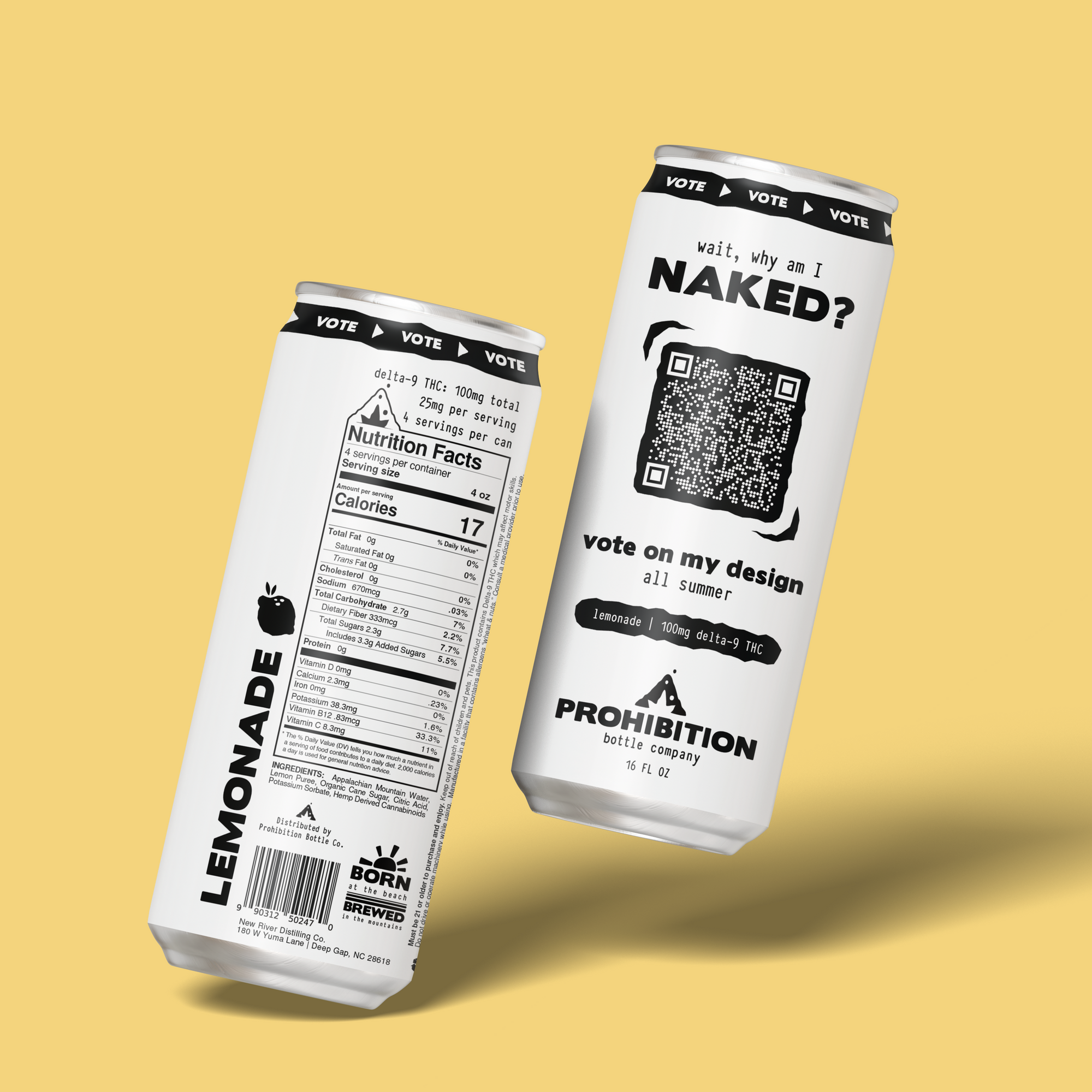 Lemonade Tall Boy 100mg | 16oz | Delta 9 Infusion